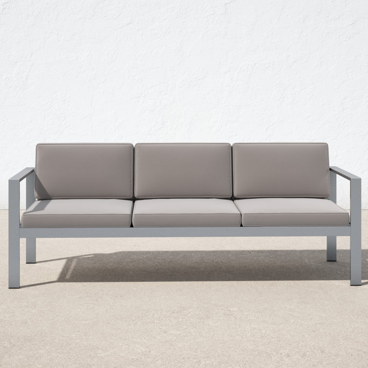 Tarrence 79'' Metal Outdoor Sofa AllModern